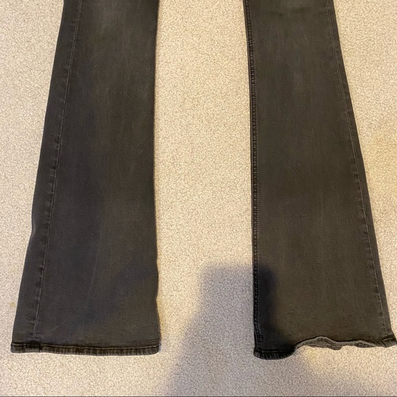 Rag & Bone High Rise Bell Flare Jeans in Grayish Black - Picture 8 of 11